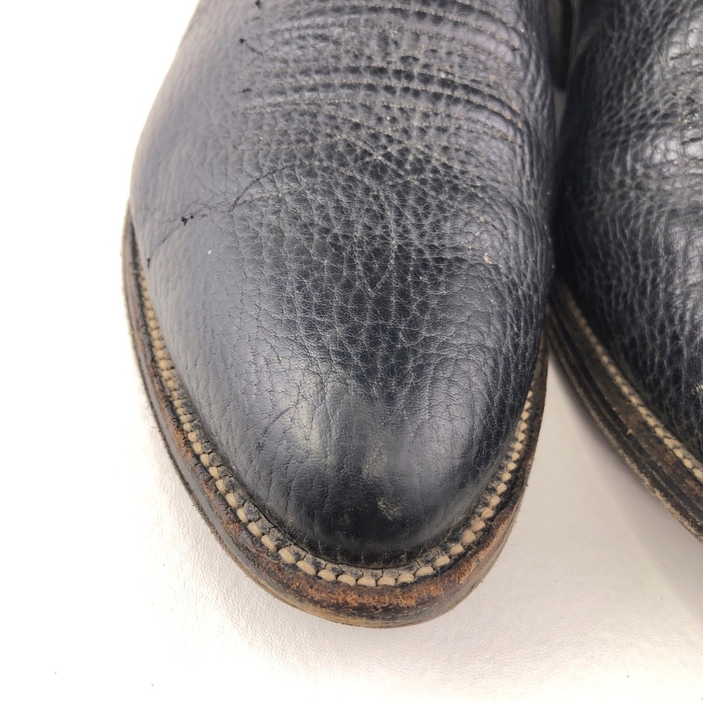 Nocona 817 Black Deertan Western Boots 10.5 E - Picture 14 of 16